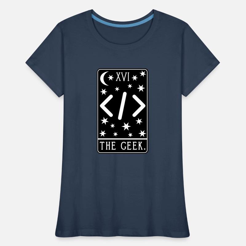 Programmer Tarot Card - Coding Geek Developer Code Women's Premium Organic T-Shirt