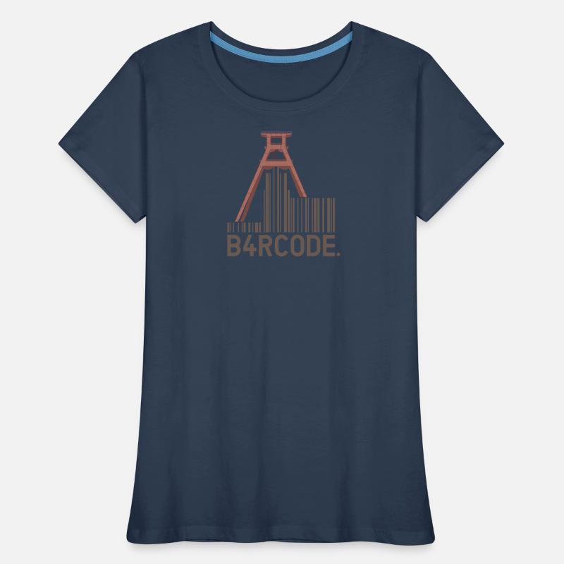 B4RCODE. Manger T-shirt bio Premium Femme