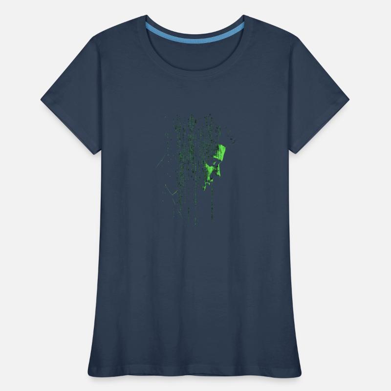 Hackerdesign, Programmierung, Hacker Frauen Premium Bio T-Shirt