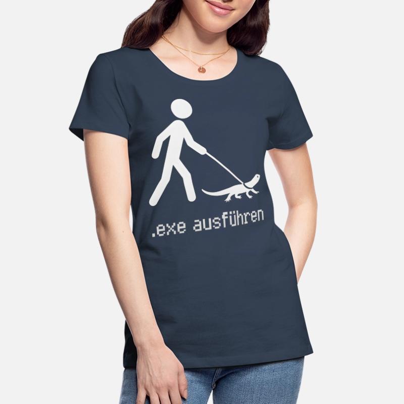 EXE Run Admin Computer Scientist Programmer Women's Premium Organic T-Shirt