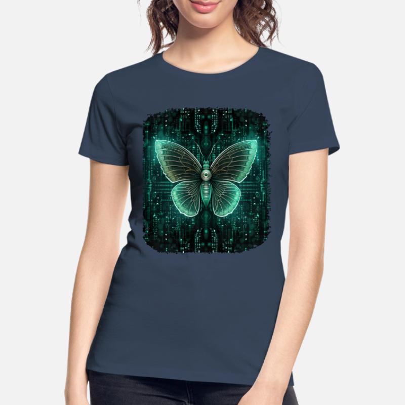 Programmierung PC Programm Code Schmetterling Frauen Premium Bio T-Shirt