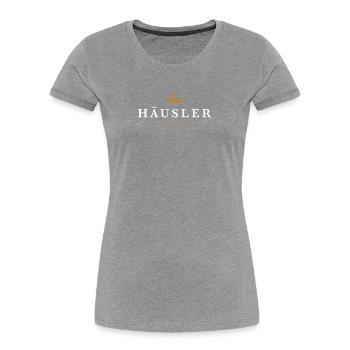 Häusler Original Familienlogo - Frauen Premium Bio T-Shirt -  - Vorne - Mia (176cm)