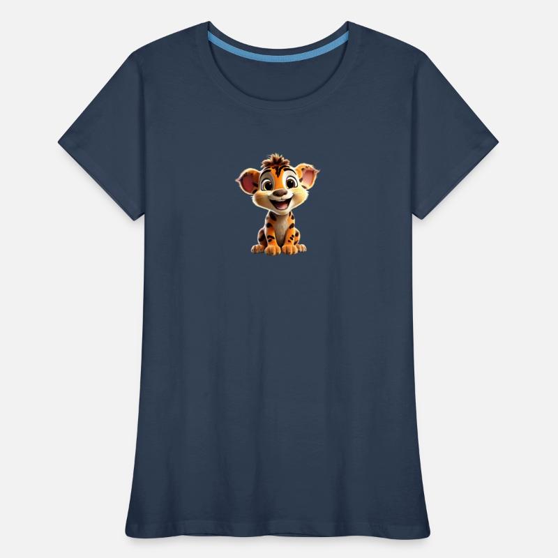 Lionceau Joyeux T-shirt bio Premium Femme