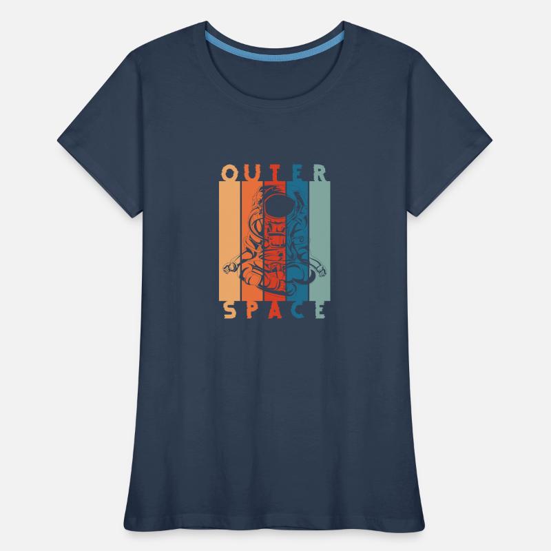 Système solaire de voyage dans l'espace de l'univers spatial T-shirt bio Premium Femme