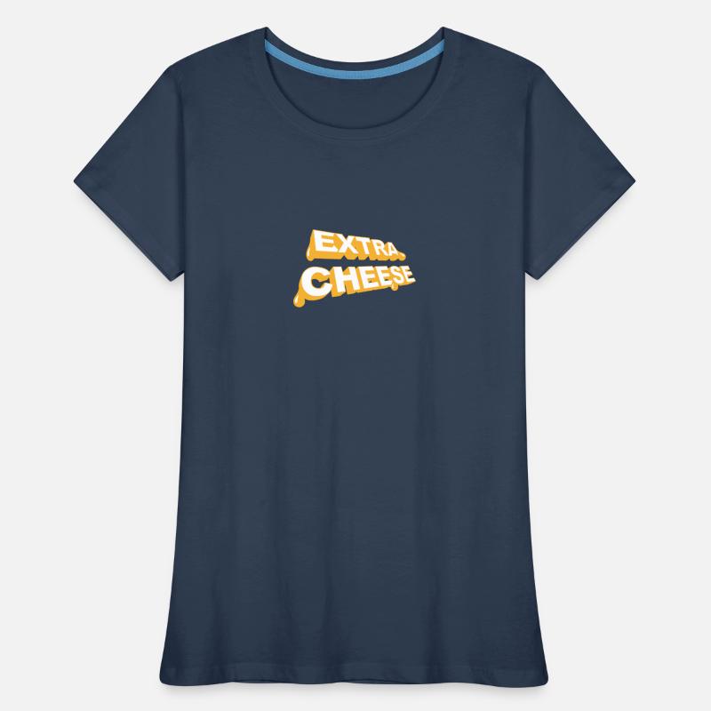 Fromage extra - portion supplémentaire de fromage T-shirt bio Premium Femme