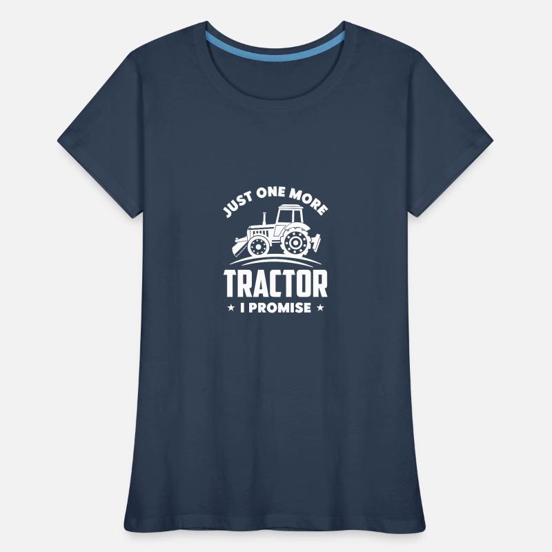 Nur noch ein Traktor, versprochen - (2) Frauen Premium Bio T-Shirt