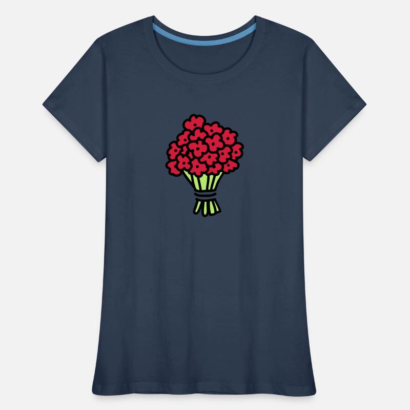 Blumenstrauß 3 Frauen Premium Bio T-Shirt
