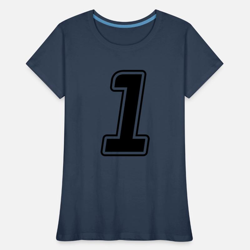 Startnummer 1 Frauen Premium Bio T-Shirt