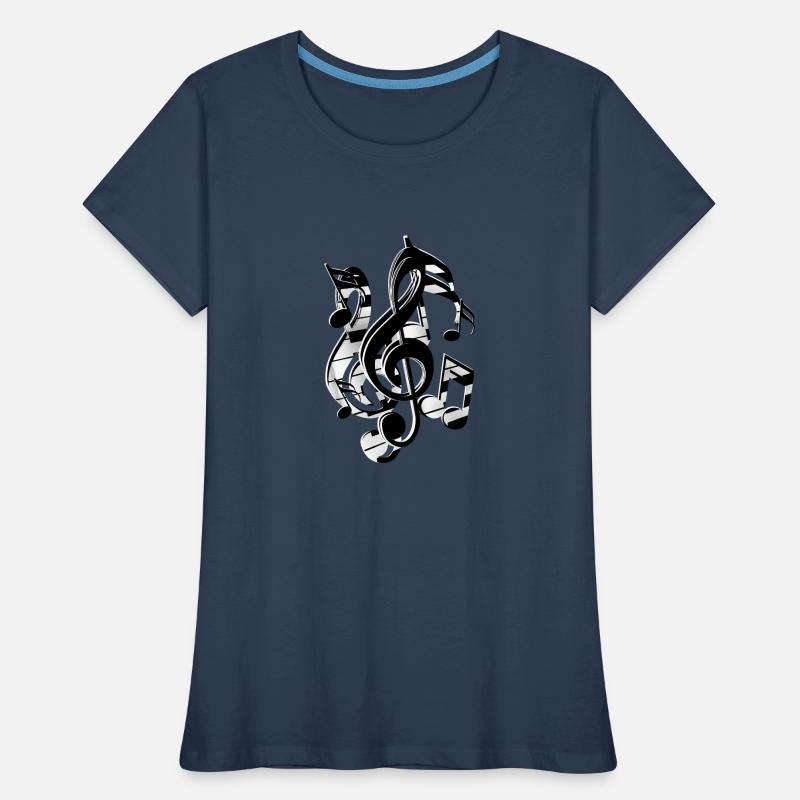 Clef notes Women's Premium Organic T-Shirt