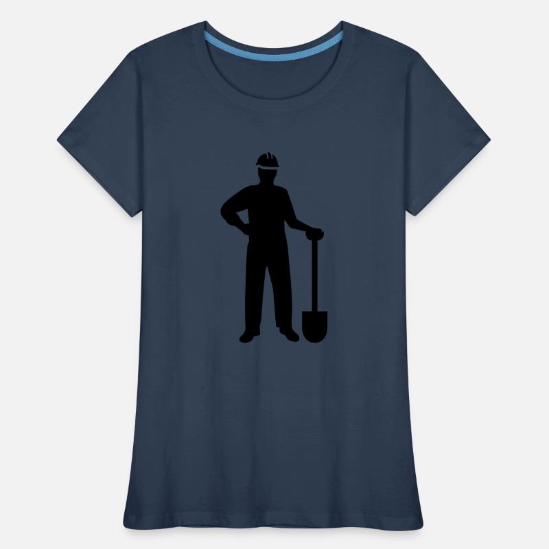 Construction worker Women's Premium Organic T-Shirt