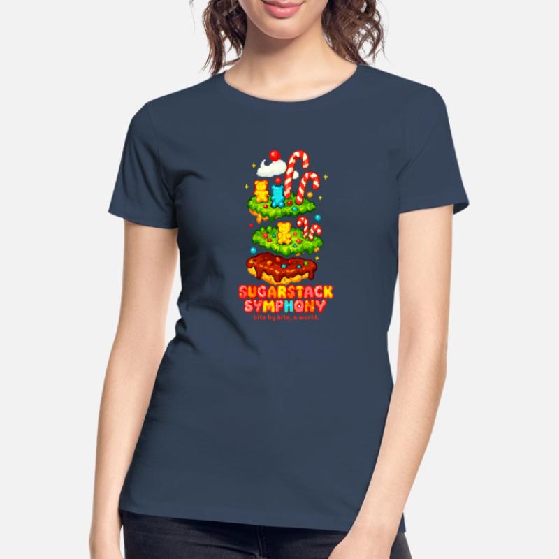 Sugarstack Symphony – Bite by Bite, a World Women's Premium Organic T-Shirt