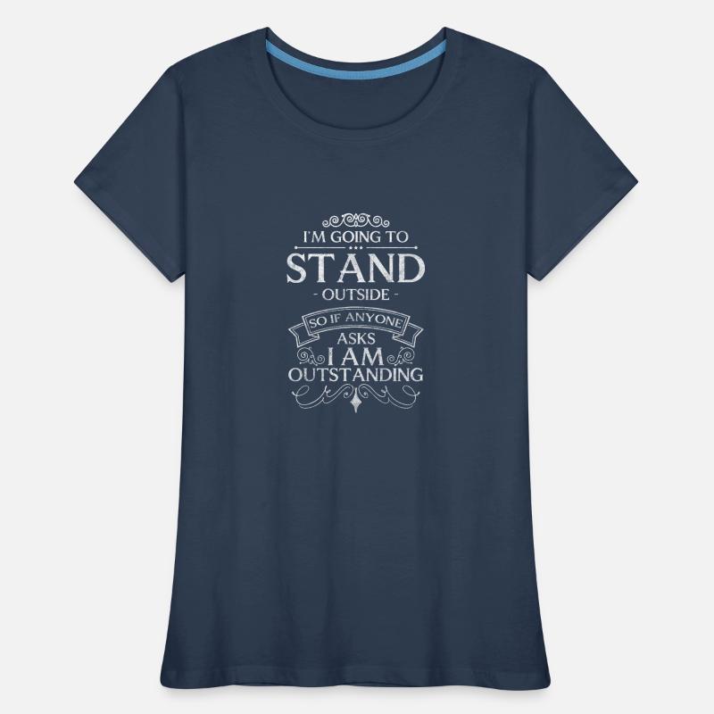 Partenaire idiot d’autodérision T-shirt bio Premium Femme