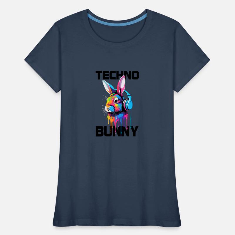 Lapin Techno T-shirt bio Premium Femme