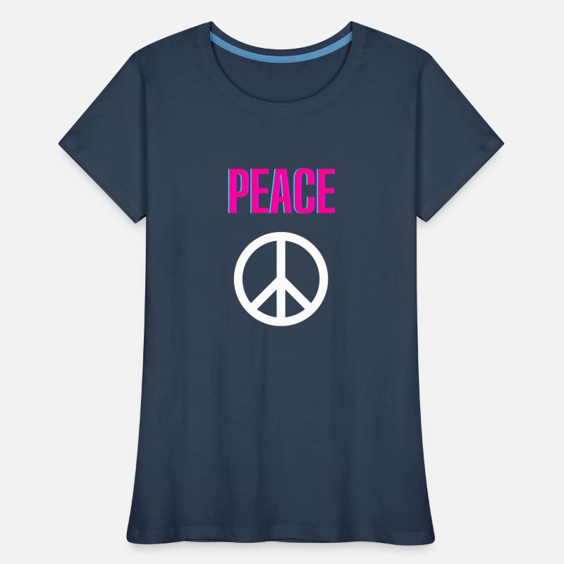 Peace - Delay - Front only Women's Premium Organic T-Shirt