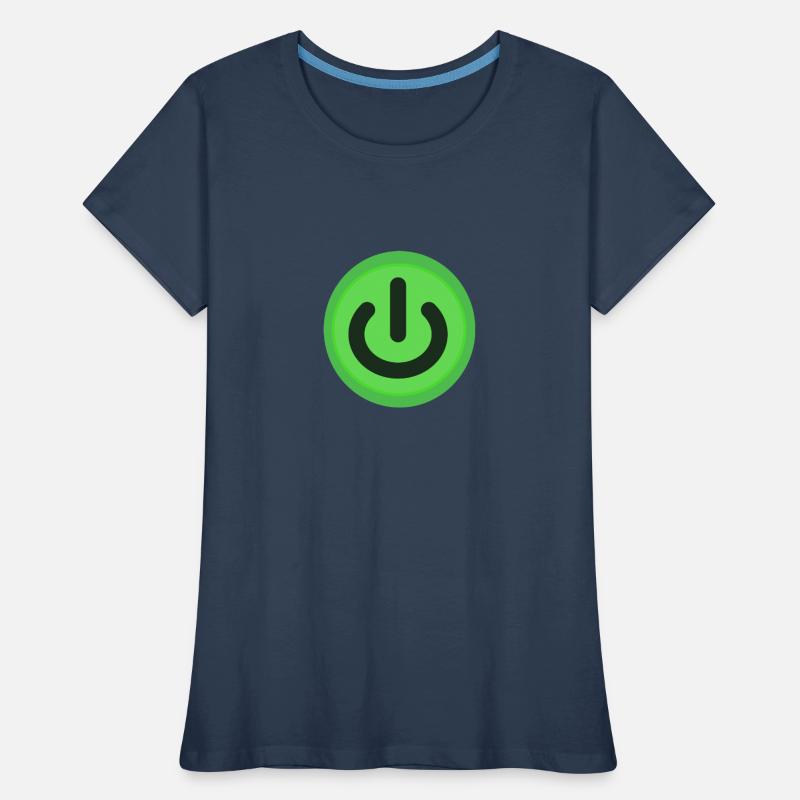 On / Off button Power Button Switch Women's Premium Organic T-Shirt