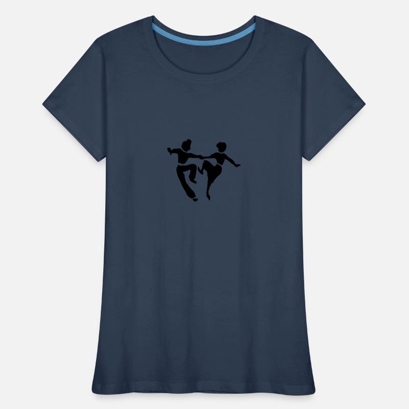 On y danse Rock&Roll rétro T-shirt bio Premium Femme