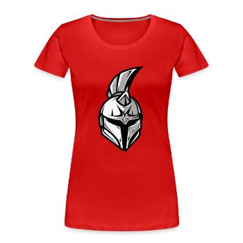 Spartan Helmet Sparta - Women's Premium Organic T-Shirt - navy - Front - Mia (176cm)