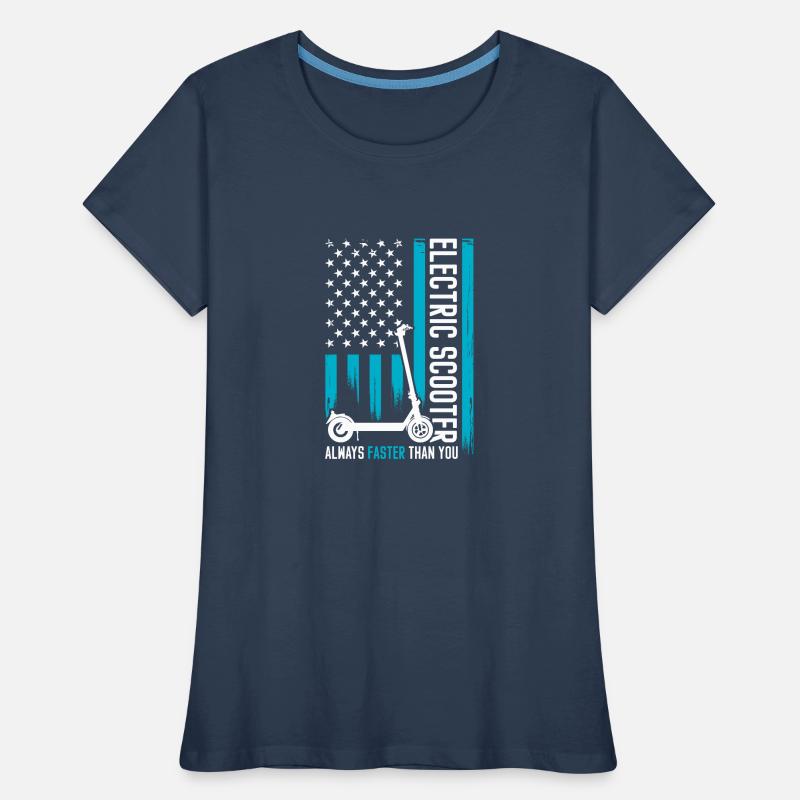 E-Scooter Electrics E-Scooter Charging Station Women's Premium Organic T-Shirt