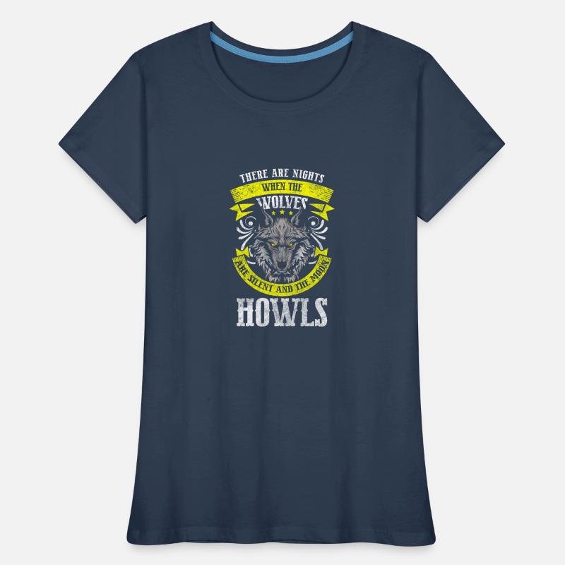 Wolfpack Wolfhound Wild Wilderness Women's Premium Organic T-Shirt