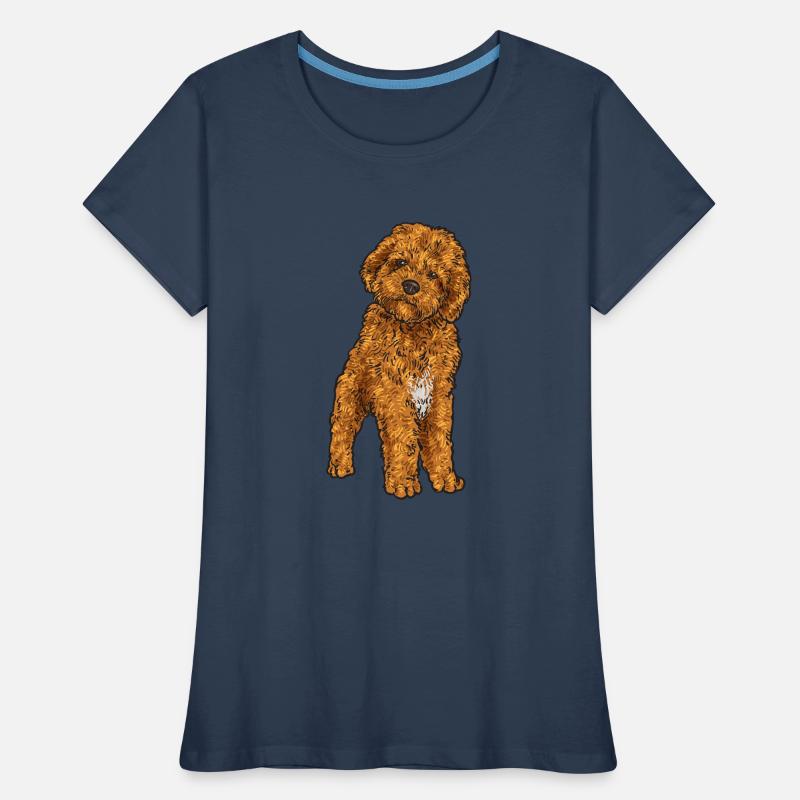 Cavapoo Capoodle Cavoodle Hund Geschenk Frauen Premium Bio T-Shirt