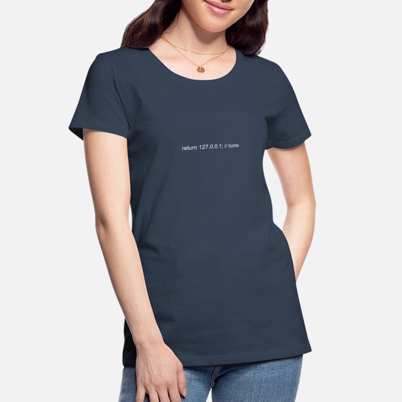 Programmierer Nerd IT Witz Developer Zuhause Frauen Premium Bio T-Shirt