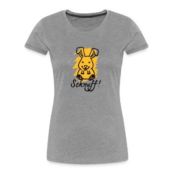 schnuff! - T-shirt bio Premium Femme - bleu marine - Devant - Mia (176cm)