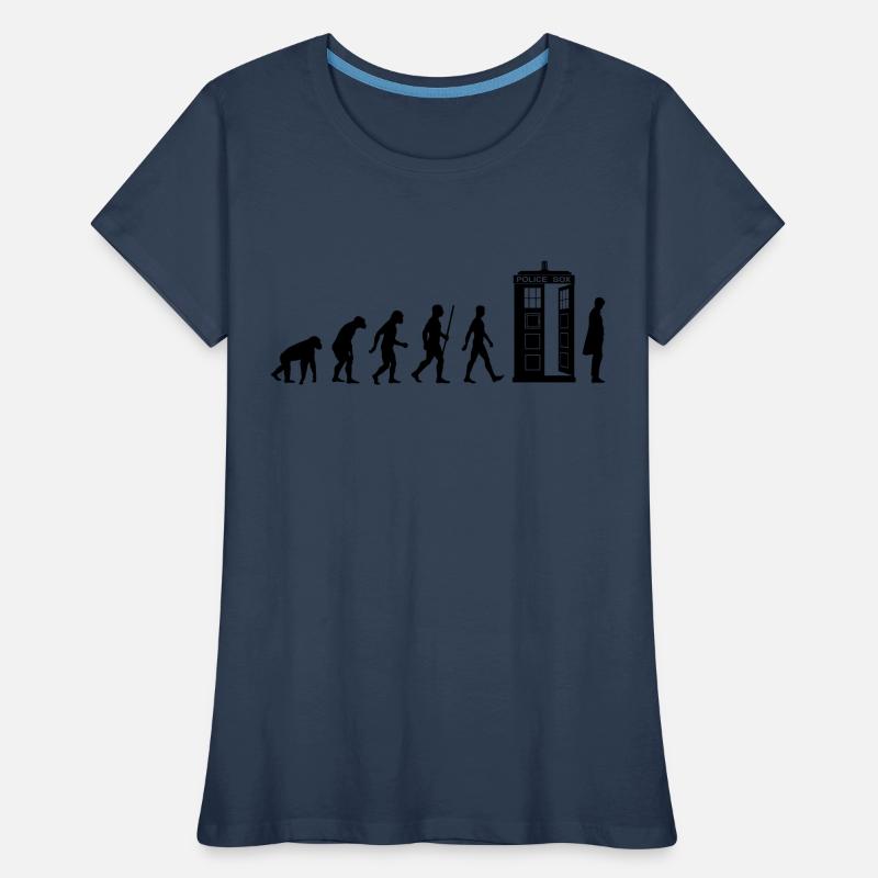 Evolution Tardis Women's Premium Organic T-Shirt