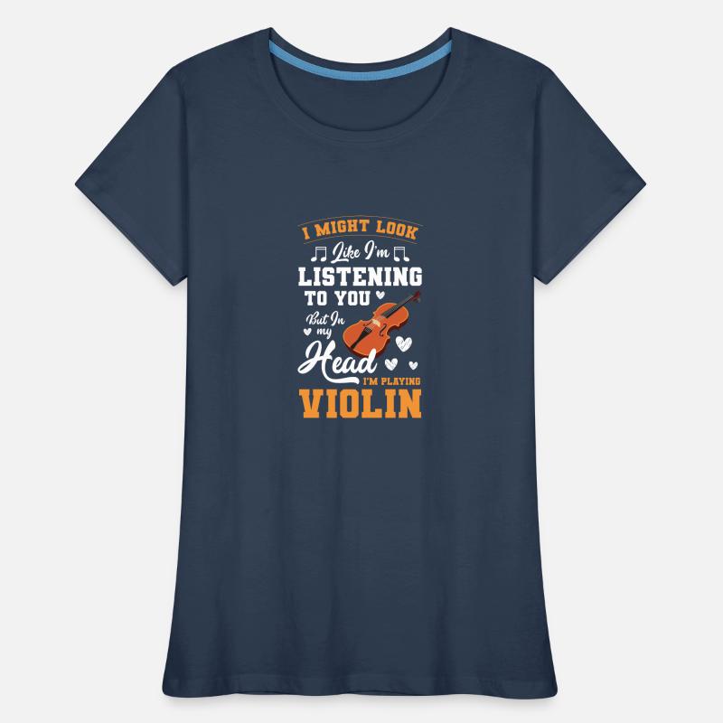 Violin, Instrument, Classical, String Instrument Women's Premium Organic T-Shirt