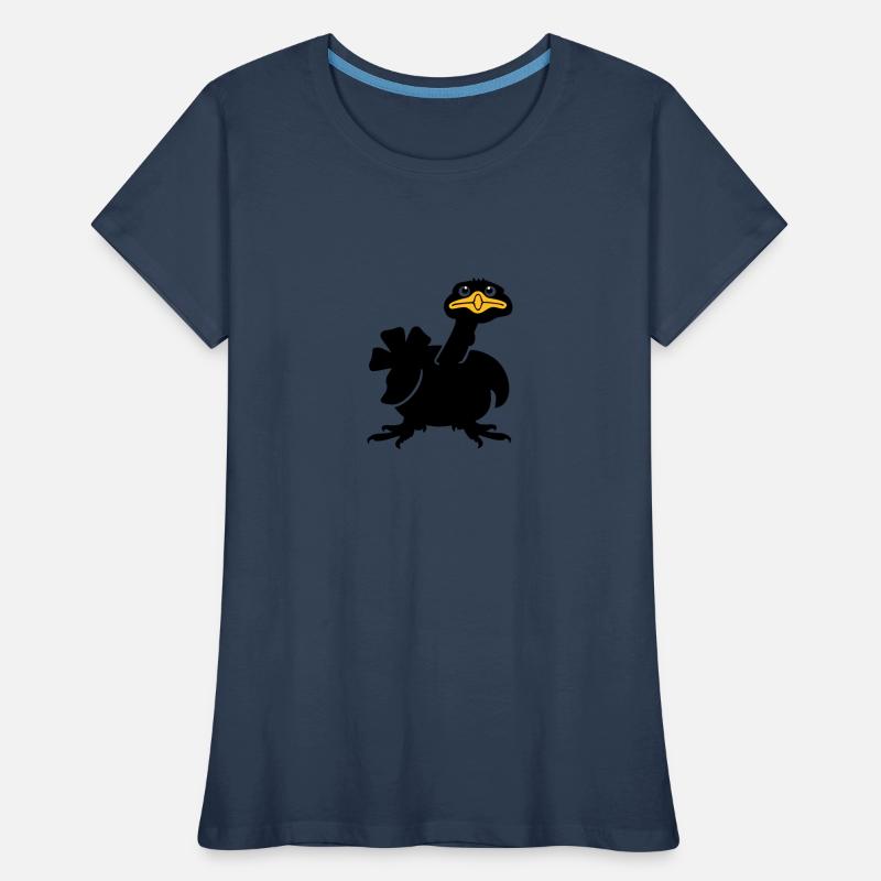 dinde / Turkey (3c) T-shirt bio Premium Femme