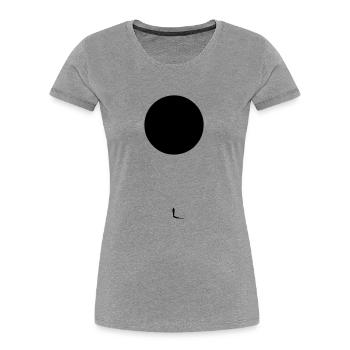 Black Sun - Frauen Premium Bio T-Shirt - Navy - Vorne - Mia (176cm)