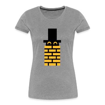 chimney sweep - Women's Premium Organic T-Shirt - navy - Front - Mia (176cm)