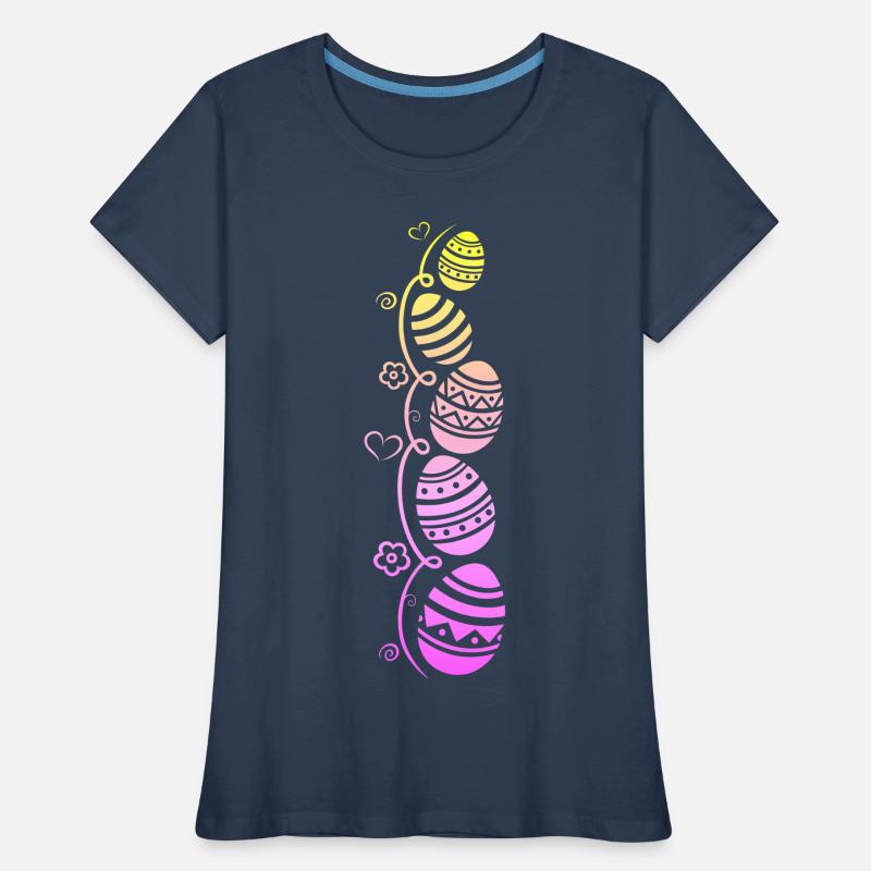 Colorful Easter eggs for Easter Women's Premium Organic T-Shirt