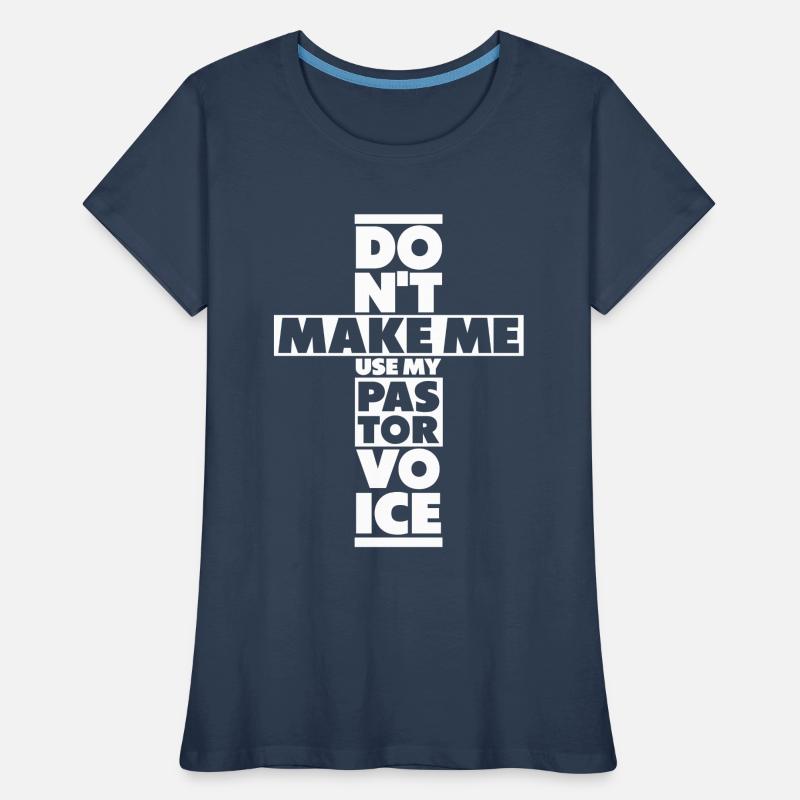 Pasteur Pasteur Prédicateur Église Chrétienne T-shirt bio Premium Femme