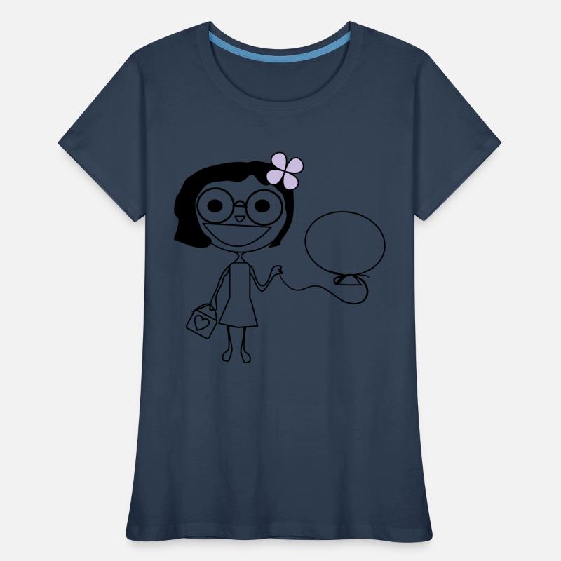 Mädchen Frauen Premium Bio T-Shirt