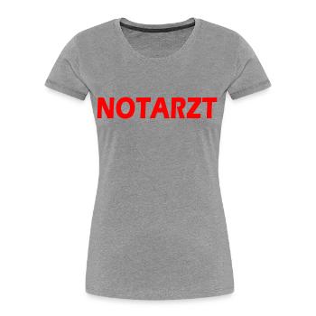 Notarzt - Women's Premium Organic T-Shirt - navy - Front - Mia (176cm)
