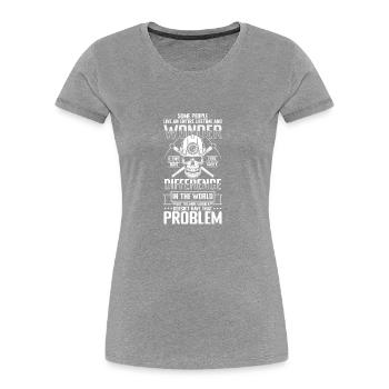 Bergbau Unter Tage Hacke Grube - Women's Premium Organic T-Shirt - navy - Front - Mia (176cm)