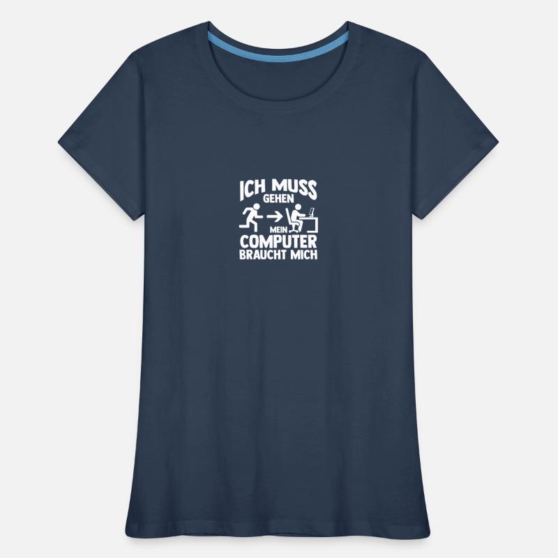 Computer Gamer Zocker Programmierer Administrator Frauen Premium Bio T-Shirt