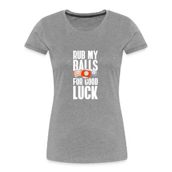 Billiard Billardspieler Kö 8-Ball - Frauen Premium Bio T-Shirt - Navy - Vorne - Mia (176cm)