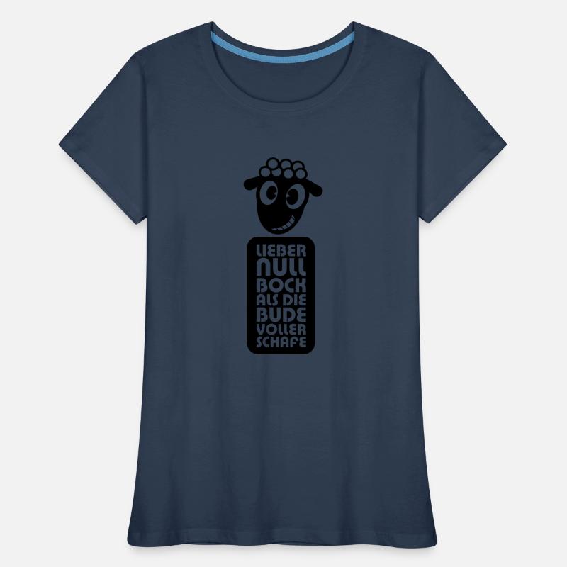 Null Bock Frauen Premium Bio T-Shirt
