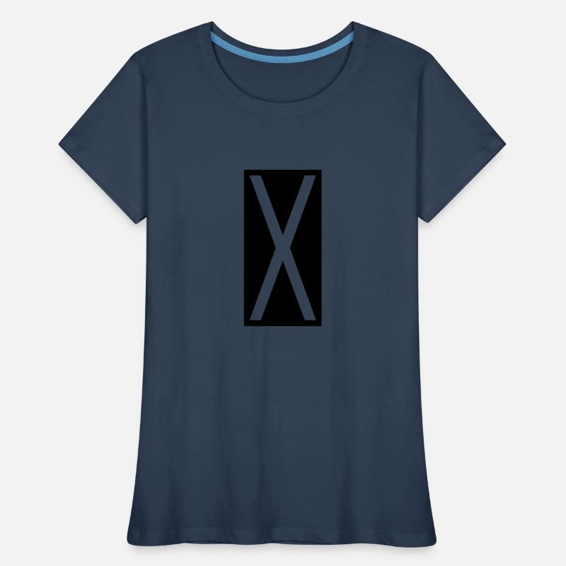 Rectangle X T-shirt bio Premium Femme