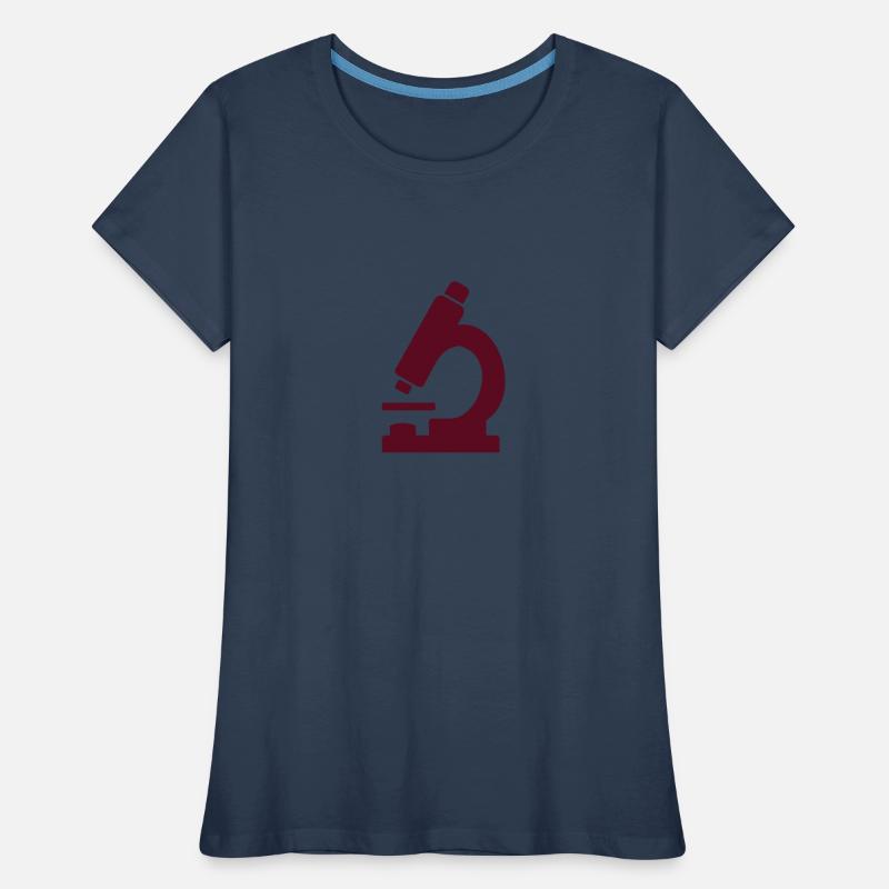 Microscope T-shirt bio Premium Femme