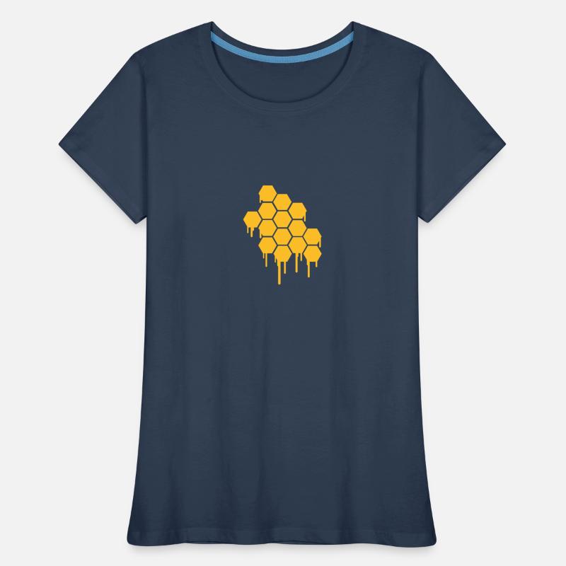 Honeycombs Pattern Women's Premium Organic T-Shirt