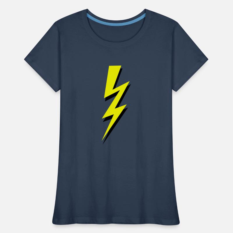 éclair T-shirt bio Premium Femme
