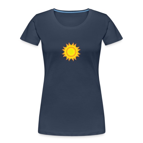 sol T-shirt - Dame Premium T-shirt af økologisk bomuld