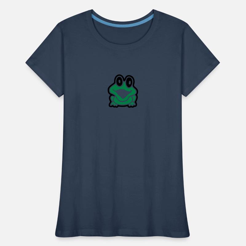 frosch_100 Frauen Premium Bio T-Shirt