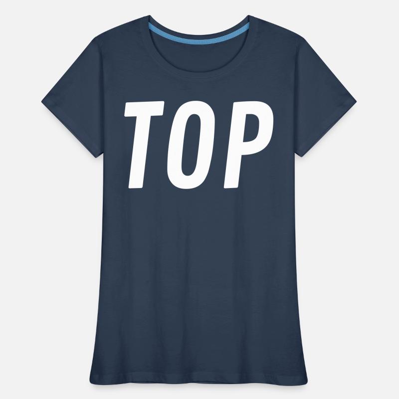 Top oder Bottom Frauen Premium Bio T-Shirt