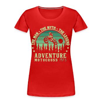 1973 Geburtstag geboren im Jahr 1973 Retro Vintage - Frauen Premium Bio T-Shirt - Navy - Vorne - Mia (176cm)