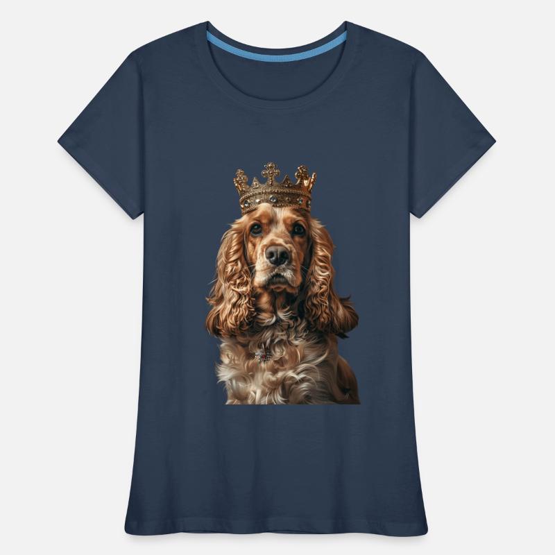 Cocker Spaniel Frauen Premium Bio T-Shirt