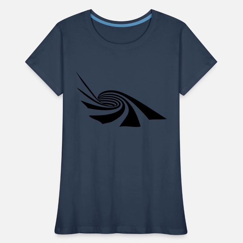 Vector Spiral Women's Premium Organic T-Shirt
