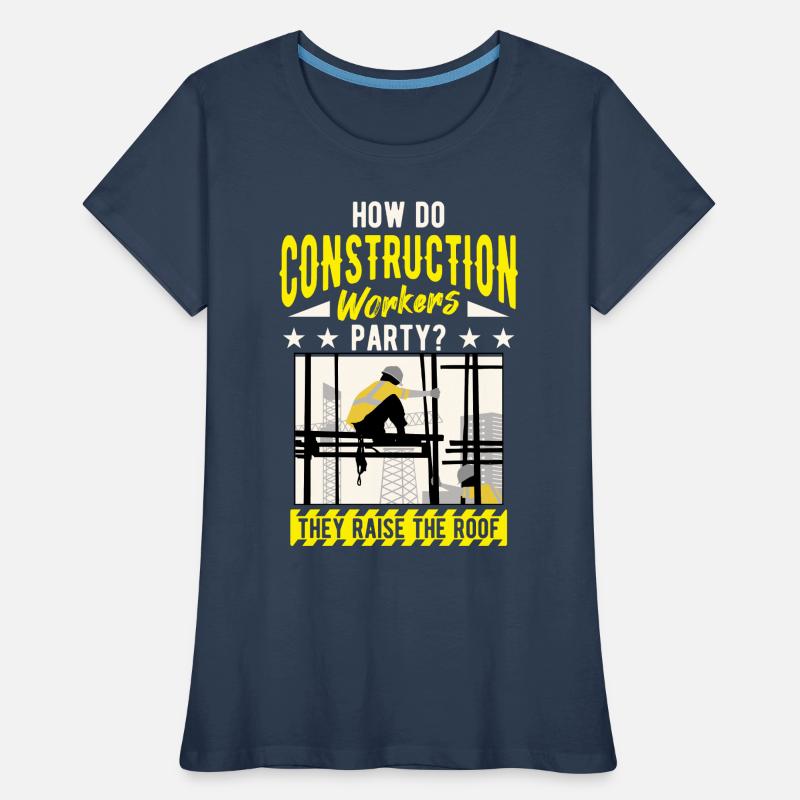 Infrastructure construction construction construction workers Women's Premium Organic T-Shirt